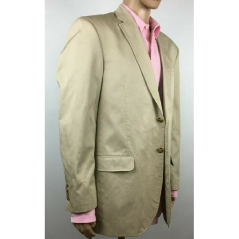 Tommy Hilfiger  2 Button Brown Modern Blazer  Sz 44L